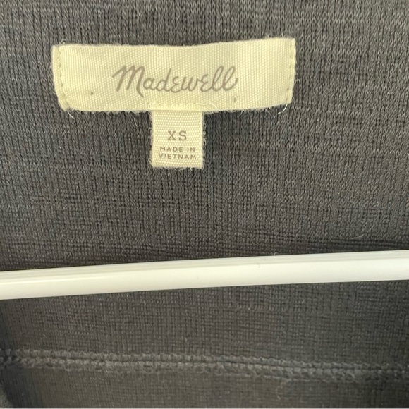 Madewell Cold Shoulder Skylark Black Shirt - Picture 7 of 8